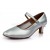 Women's Gold Leatherette Heels Latin Salsa With Ankle Strap Dance Shoes Wedding Party Shoes D602040
