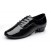 Men's Kids' Black Leatherette Modern Ballroom Latin Dance Shoes Dance Sneakers Flat Heel D603001