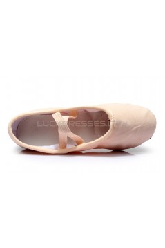 Women's Pink Canvas Dance Shoes Ballet/Latin/Yoga/Dance Sneakers Canvas Flat Heel D604002
