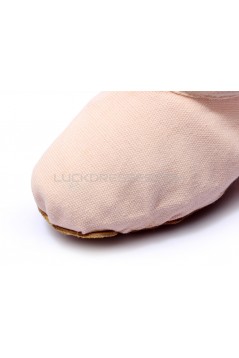 Women's Pink Canvas Dance Shoes Ballet/Latin/Yoga/Dance Sneakers Canvas Flat Heel D604002