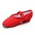 Women's Red Canvas Dance Shoes Ballet/Latin/Yoga/Dance Sneakers Canvas Flat Heel D604004