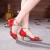 Women's Red Gold Heels Pumps Fashion Latin/Salsa/Ballroom Dance Shoes D801016