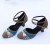Women's Heels Pumps Modern With Buckle Latin/Ballroom/Salsa Blue Nude Silver Dance Shoes D801023