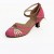 Women's Heels Pumps Modern With Buckle Latin/Ballroom/Salsa Pink Gold Dance Shoes D801025