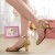 Women's Soft Top Layer Cow Leather Lace Customized Heels Latin/Salsa/Ballroom/Outdoor Dance Shoes Wedding Party Shoes D801070