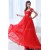 Long Red Beaded Chiffon Prom Evening Formal Party Dresses/Maternity Evening Dresses ED010009