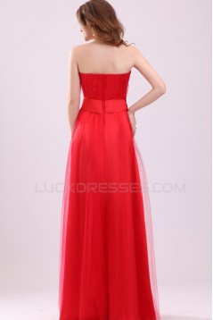 Sheath/Column Sweetheart Long Red Prom Evening Formal Party Dresses ED010021