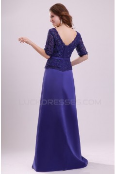 Half Sleeve Long Lace Prom Evening Formal Party Dresses/Mother Of The Bride Dresses ED010025