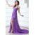 A-Line One-Shoulder Long Chiffon Prom Evening Formal Party Dresses ED010049