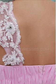 Long Pink Chiffon Prom Evening Formal Party Dresses/Maternity Evening Dresses ED010057