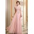 A-Line Beaded Applique Long Chiffon Prom Evening Formal Dresses ED010076