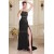 Long Black Chiffon Beaded Prom Evening Formal Party Dresses ED010078