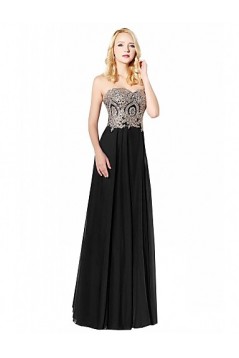 A-Line Sweetheart Lace Appliques Long Blue Prom Evening Formal Party Dresses ED010086