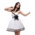 A-Line Sweetheart Short Black White Prom Evening Formal Party Dresses ED010097