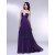 Empire Strapless Long Purple Prom Evening Formal Dresses Maternity Dresses ED011010