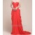 Sheath/Column Sweetheart Beaded Long Chiffon Prom Evening Formal Dresses ED011027