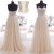 A-Line Sweetheart Beaded Tulle Long Prom Evening Formal Dresses ED011030