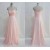 A-Line Sweetheart Long Pink Chiffon Prom Evening Bridesmaid Dresses ED011047