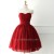 Short/Mini Sweetheart Red Tulle and Satin Prom Evening Formal Cocktail Dresses ED011063
