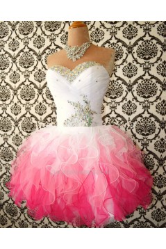 Short/Mini Sweetheart Beaded Prom Evening Formal Dresses ED011088