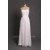 A-Line Strapless Long White Chiffon Prom Evening Formal Dresses ED011093