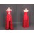 High Low Sweetheart Beaded Red Chiffon Prom Evening Formal Dresses ED011107