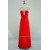 A-Line Sweetheart Beaded Long Red Chiffon Prom Evening Formal Dresses ED011132