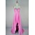 High Low Sweetheart Beaded Pink Chiffon Prom Evening Formal Dresses ED011167