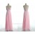 Empire Sweetheart Beaded Long Pink Chiffon Prom Evening Formal Dresses Maternity Dresses ED011172