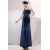 One-Shoulder Beaded Long Blue Prom Evening Formal Party Dresses ED010119
