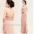 Sheath/Column Halter Long Chiffon Prom Evening Formal Dresses ED011196