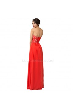 Elegant Beaded Long Chiffon Prom Evening Formal Party Dresses ED010122