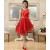 A-Line Short Red Prom Evening Formal Bridesmaid Dresses ED011220