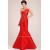 Trumpet/Mermaid Long Red Prom Evening Formal Dresses ED011243