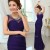 Trumpet/Mermaid Beaded Long Purple Prom Evening Formal Dresses ED011296