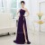 A-Line One-Shoulder Beaded Long Prom Evening Formal Dresses ED011300