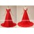A-Line Long Red Lace and Chiffon Prom Evening Formal Dresses ED011310