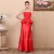 Trumpet/Mermaid Sweetheart Lace and Satin Long Red Prom Evening Formal Dresses ED011336