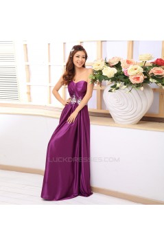A-Line Sweetheart Beaded Long Prom Evening Formal Dresses ED011338