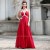 A-Line Halter Beaded Long Chiffon Prom Evening Formal Dresses ED011350