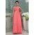 Empire One-Shoulder Beaded Long Chiffon Prom Evening Formal Dresses ED011394