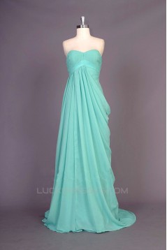 Empire Sweetheart Long Chiffon Prom Evening Formal Maternity Evening Dresses ED011417