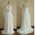 Sheath/Column Sweetheart Beaded Long White Chiffon Prom Evening Formal Dresses ED011420