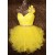 Short/Mini One-Shoulder Beaded Yellow Tulle Prom Evening Cocktail Dresses ED011432