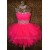 Short/Mini Strapless Beaded Tulle Prom Evening Cocktail Dresses ED011433