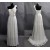One-Shoulder Long White Chiffon Prom Evening Bridesmaid Dresses ED011444