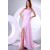 Long Pink One-Shoulder Prom Evening Formal Party Dresses ED010153