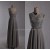 A-Line Beaded Long Grey Chiffon Prom Evening Formal Dresses ED011535