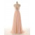 A-Line Beaded Long Chiffon Prom Evening Formal Dresses ED011540