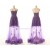 A-Line Sweetheart Long Purple Applique and Tulle Prom Evening Formal Dresses ED011551